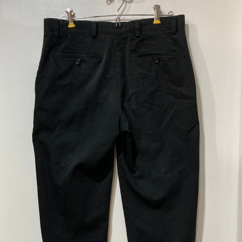 Black Dockers Easy Stretch Khakis Straight Fit